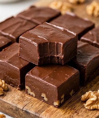le-fudge-au-chocolat-en-5-minutes-de-paula-deen cover