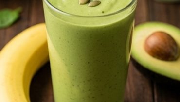 Evening Green Smoothie — Avocado, Banana & Magnesium