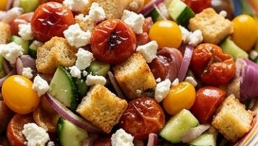 Roasted Tomato Panzanella