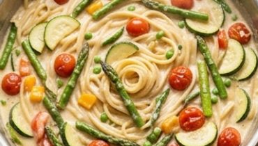 Creamy Pasta Primavera