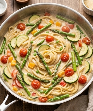 pasta-primavera-cremeux-le-plat-de-pates-aux-legum cover