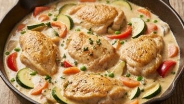 Creamy Chicken and Vegetable Skillet