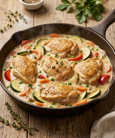 poelee-poulet-cremeux-et-legumes-le-plat-du-soir-q cover
