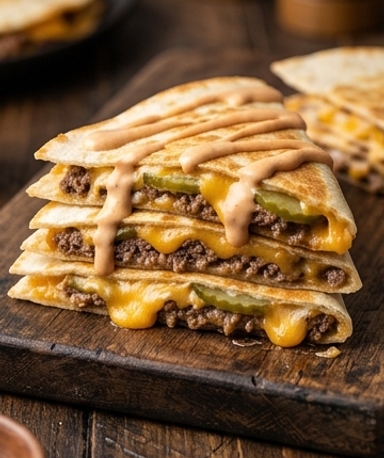 quesadilla-cheeseburger-a-la-plancha-croustillante cover