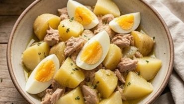 Potato Salad with Tuna and Hard-Boiled Eggs