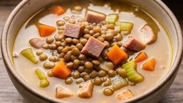 Lentil and Smoked Turkey Soup