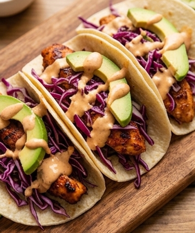 tacos-au-poulet-chipotle-slaw-pomme-chou-rouge-et- cover