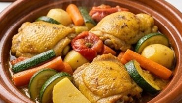 Vegetable Chicken Tajine