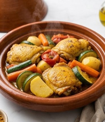 Vegetable Chicken Tajine