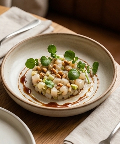 tartare-de-saint-jacques-aux-artichauts-pomme-vert cover