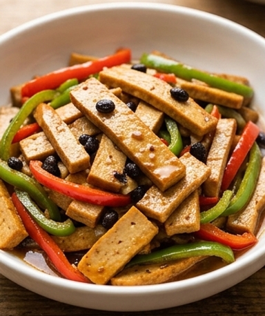 tofu-presse-saute-aux-piments-et-haricots-noirs-fe cover
