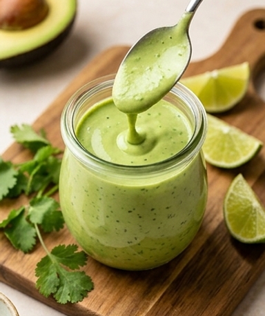 vinaigrette-cremeuse-avocat-coriandre-et-citron-ve cover