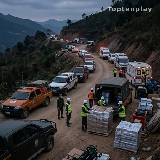 Emergency Response Teams Race Against Time