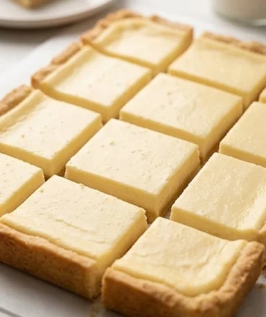 Melting Cream Cheese and Vanilla Cream Bars