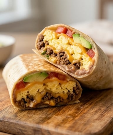 burrito-petit-dejeuner-facon-taco-mexicain cover