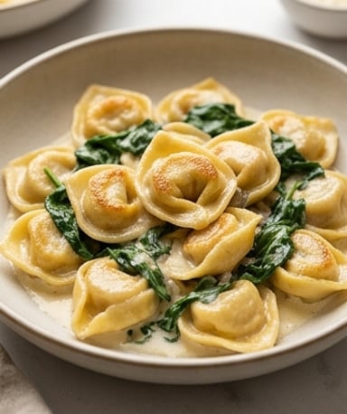 cappelletti-poeles-aux-epinards-et-a-la-creme cover