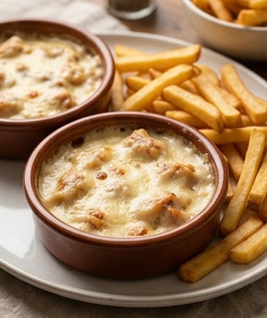 cassolettes-de-poulet-au-maroilles-et-frites-maiso cover