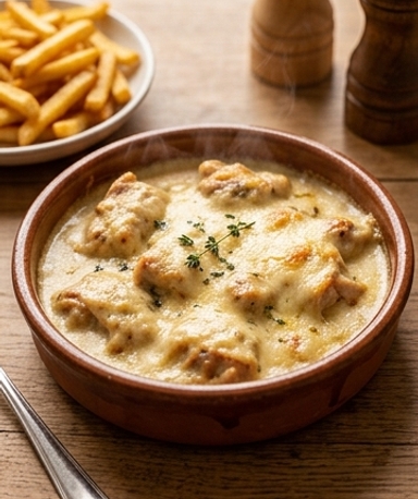 cassolettes-de-poulet-au-maroilles-et-frites-maiso cover
