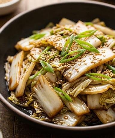 chou-napa-saute-a-l-ail-gingembre-et-sauce-hoisin cover