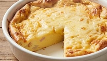 Cauliflower and Turkey Ham Clafoutis