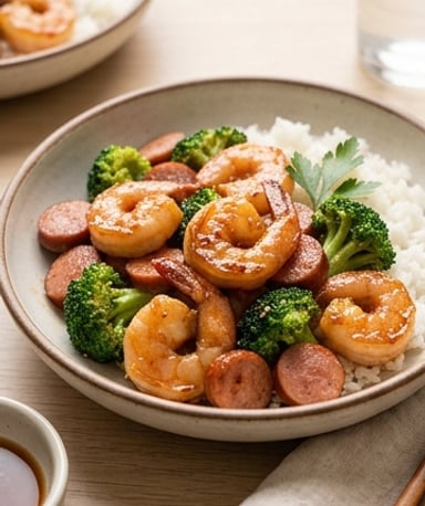 crevettes-miel-ail-sautees-au-brocoli cover