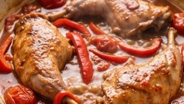 Basque-style Rabbit Legs