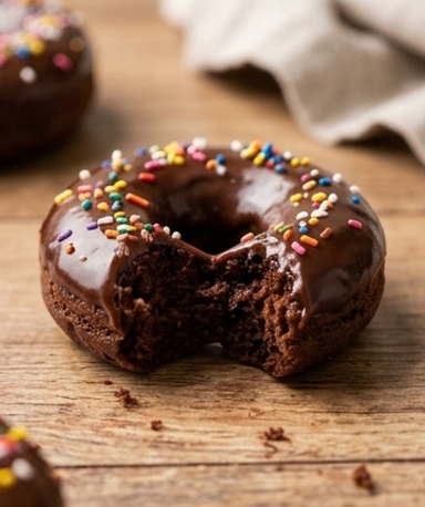donuts-glaces-au-chocolat-cuits-au-four-moelleux-p cover