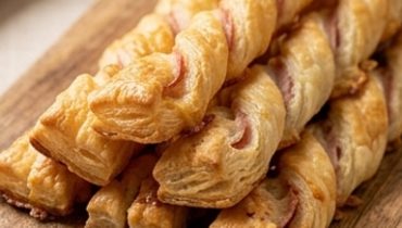 Ham and Cheese Flaky Twists