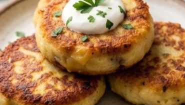 Potato Cakes Stuffed with Beef and Melted Cheese