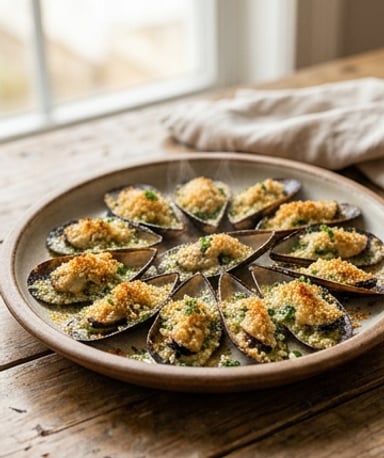 moules-farcies-au-beurre-d-ail-et-persil cover