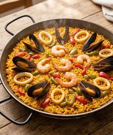paella-catalane-aux-moules-et-crevettes cover