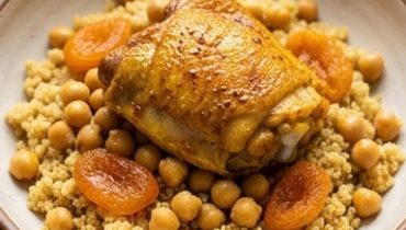 Instant Pot Moroccan Chicken — Quinoa, Chickpeas and Dried Apricots