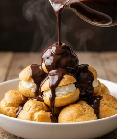 profiteroles-au-chocolat-maison-choux-dores-chanti cover
