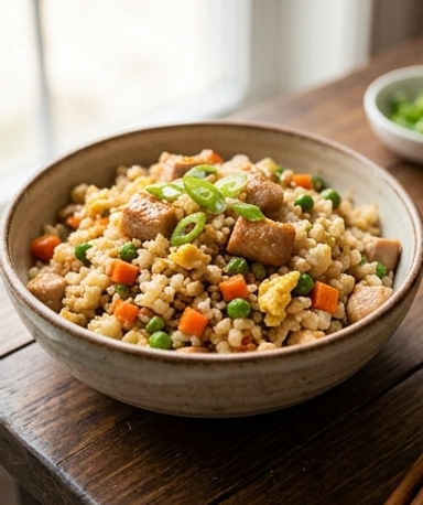 riz-frit-au-poulet-healthy-la-version-allegee-au-c cover