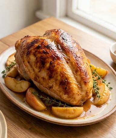 roti-de-dinde-aux-pommes-et-jus-de-pomme cover