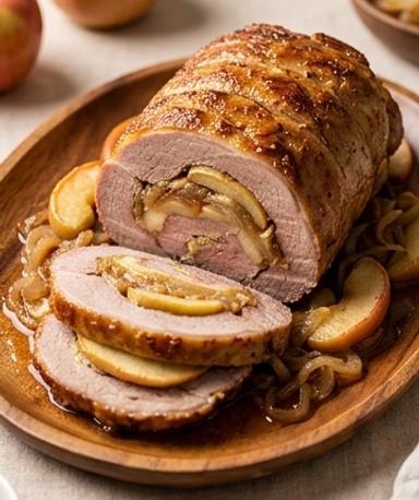 roti-de-veau-orloff-aux-pommes-et-oignons-carameli cover