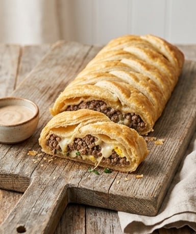 roule-feuillete-a-la-viande-hachee-et-au-fromage-f cover