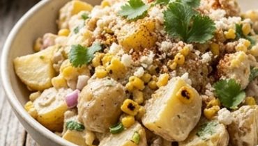 Mexican-Style Grilled Corn Potato Salad