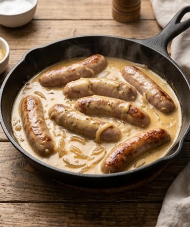 saucisses-a-la-moutarde-et-aux-oignons-fondants-la cover