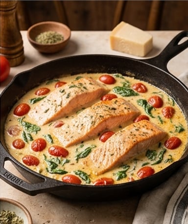 saumon-toscan-a-la-poele-sauce-creme-parmesan cover
