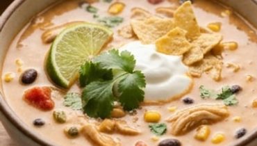 Shredded Chicken Taco Soup