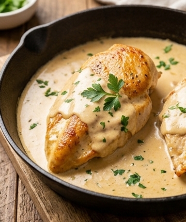 supreme-de-poulet-sauce-cremeuse-le-comfort-food-q cover