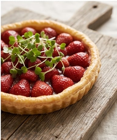 tarte-a-la-fraise-aux-jeunes-pousses cover