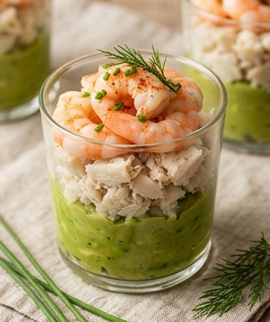 verrines-crabe-avocat-crevette-l-entree-fraiche-qu cover