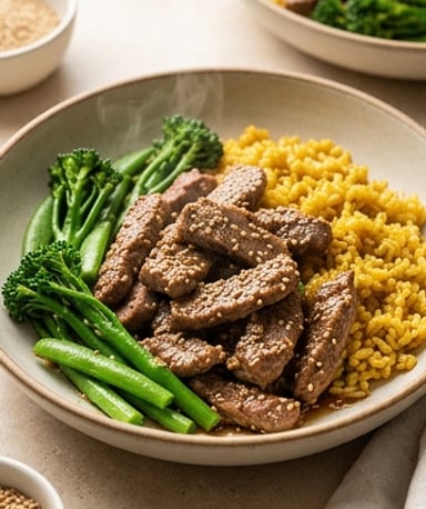 wok-d-agneau-au-sesame-legumes-verts-et-riz-comple cover