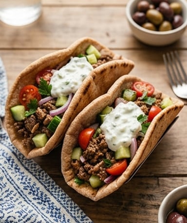 wraps-grecs-au-b-uf-et-sauce-yaourt-a-l-ail cover