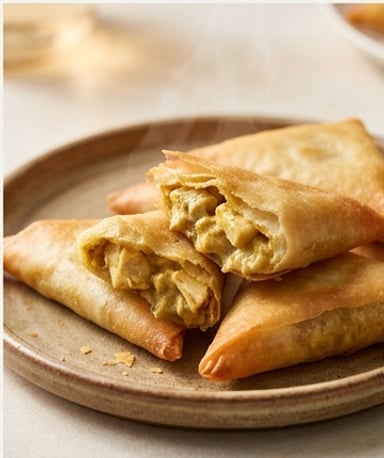 bricks-triangulaires-au-poulet-curry-et-pomme cover