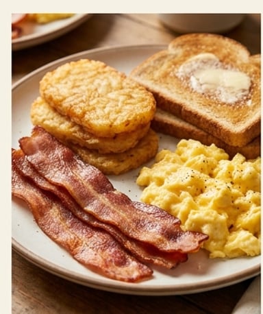 le-petit-dejeuner-americain-classique cover