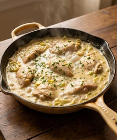 poulet-cremeux-aux-poireaux cover