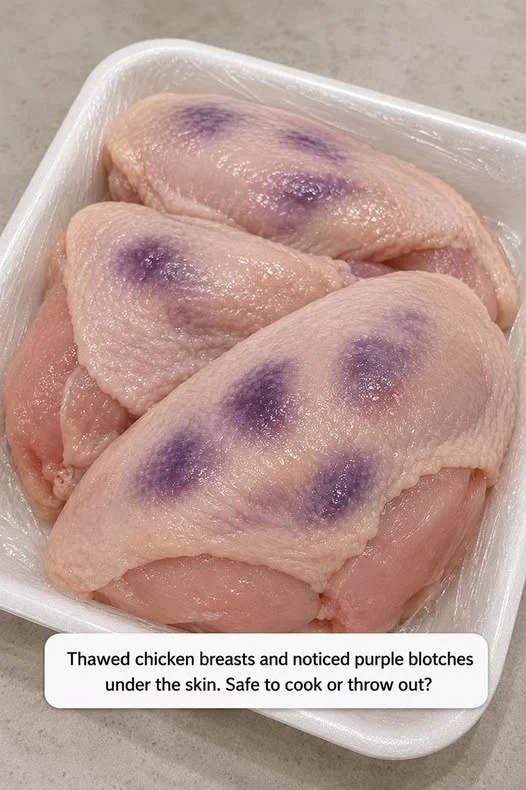 purple-blotches-on-thawed-chicken-safe-to-eat-or-n cover